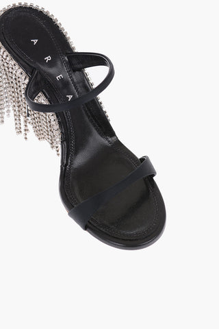10cm Mules with rhinestone embellished details
