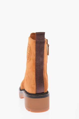 5cm suede leather MILLER Combat boots