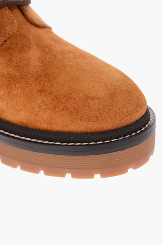 5cm suede leather MILLER Combat boots