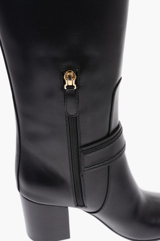Stivali in pelle 7cm