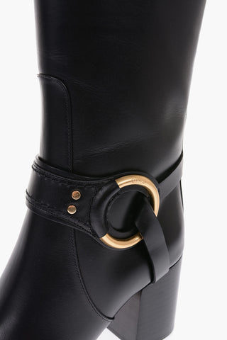 Stivali in pelle 7cm
