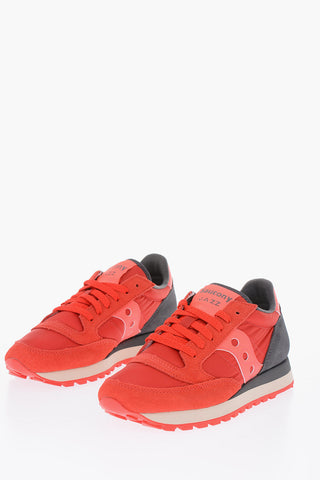 JAZZ ORIGINAL leather and fabric sneakers