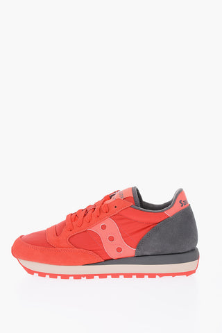 JAZZ ORIGINAL leather and fabric sneakers