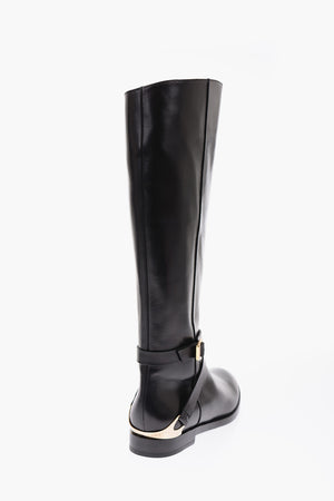 leather Biker boots