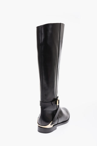 leather Biker boots