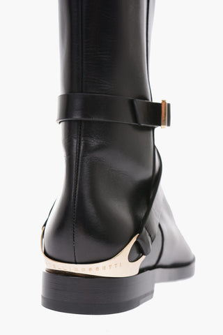 leather Biker boots