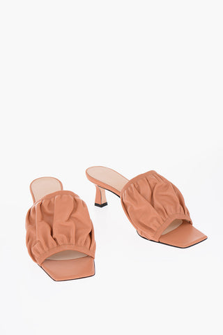 5.5cm leather AVA Mules