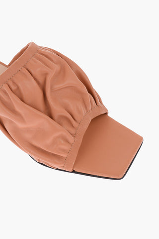 5.5cm leather AVA Mules