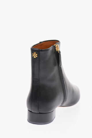 leather Point Toe LILA Booties