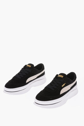Platform sneakers DEVA in pelle scamosciata