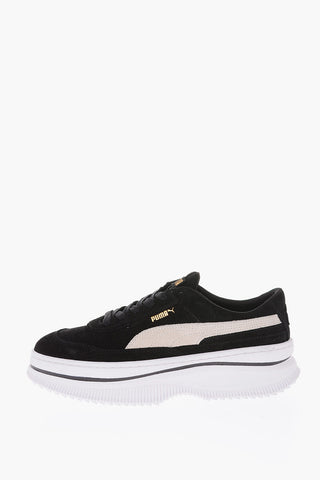 Platform sneakers DEVA in pelle scamosciata