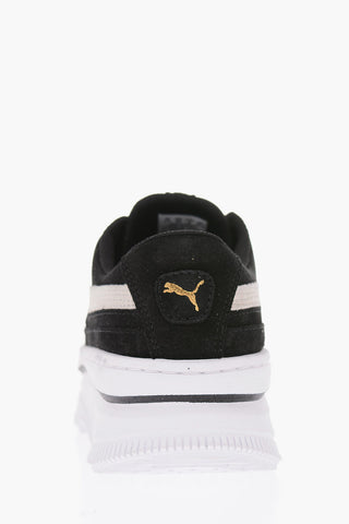 Platform sneakers DEVA in pelle scamosciata