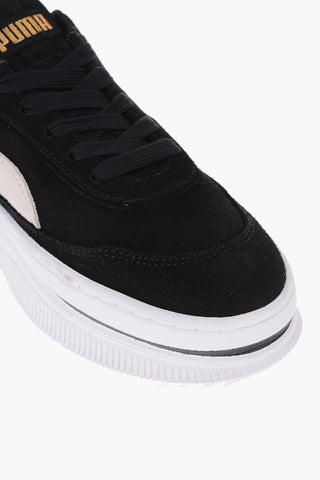 Platform sneakers DEVA in pelle scamosciata