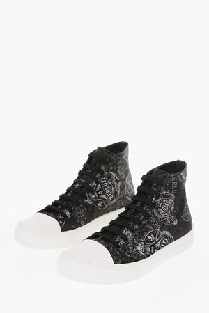 fabric High-top Sneakers