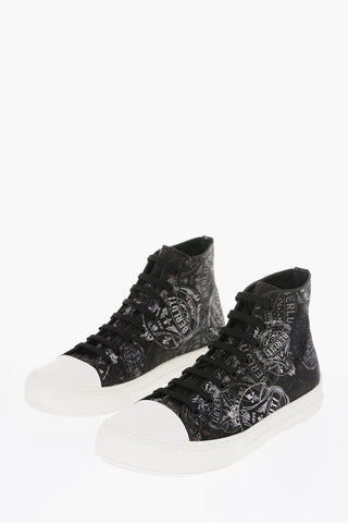 fabric High-top Sneakers