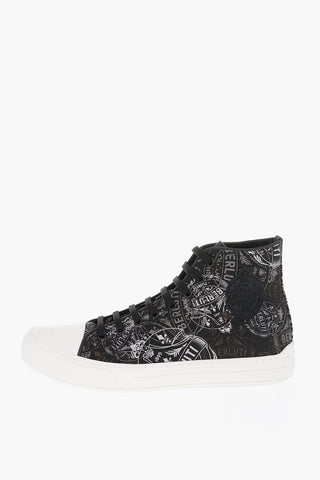 fabric High-top Sneakers