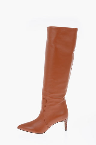 Knee boots in pelle 6cm