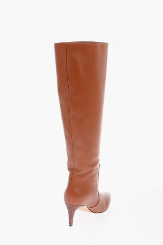 Knee boots in pelle 6cm