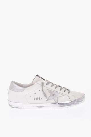 Leather SUPERSTAR sneakers with star