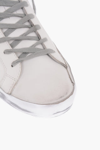 Leather SUPERSTAR sneakers with star