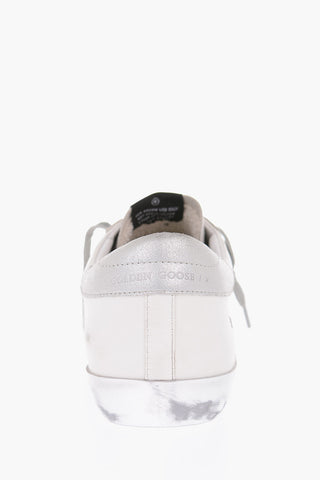 Leather SUPERSTAR sneakers with star