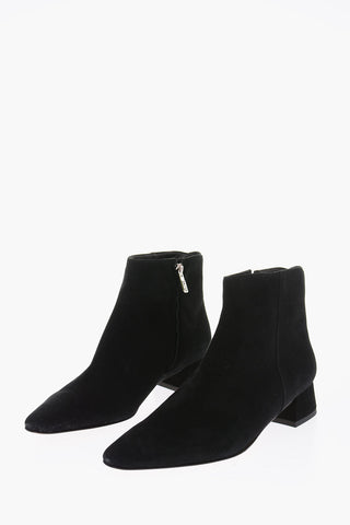 Tronchetto HILDA in pelle scamosciata con zip laterale 