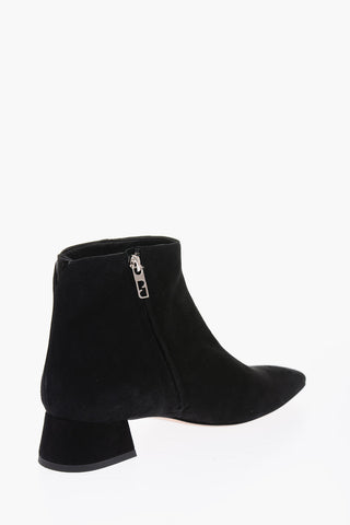 Tronchetto HILDA in pelle scamosciata con zip laterale 