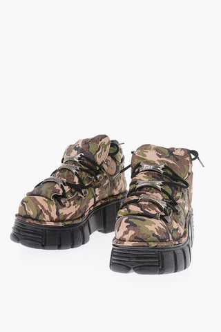 6cm leather Platform sneakers