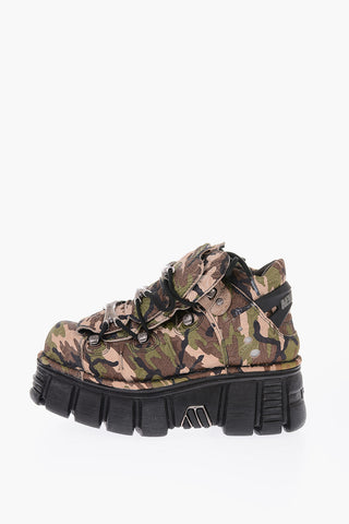 6cm leather Platform sneakers
