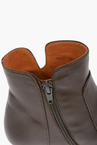 leather ROCEL Booties