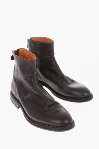 leather ABAK-19 Ankle boots