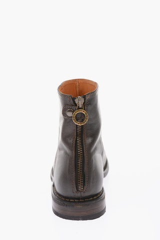 leather ABAK-19 Ankle boots