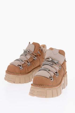6cm leather Platform sneakers