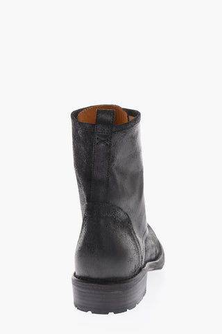 leather B-ELME Combat boots