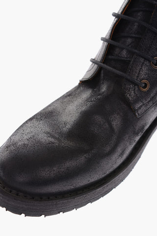 leather B-ELME Combat boots