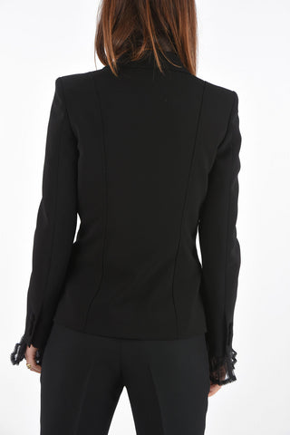 Blazer con Rever a Lancia e Maxi Zip Laterale