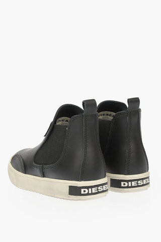 Leather Chelsea Booties