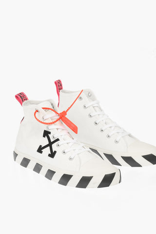 Sneakers Allacciate MID TOP in Tessuto 