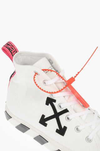Sneakers Allacciate MID TOP in Tessuto 