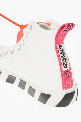 Sneakers Allacciate MID TOP in Tessuto 