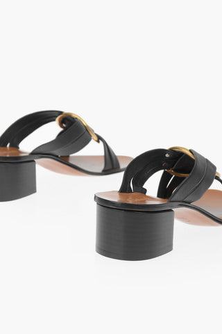 Leather Sandal 4cm