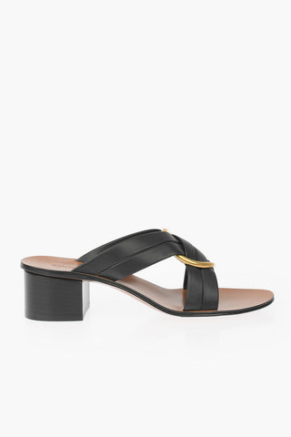 Leather Sandal 4cm