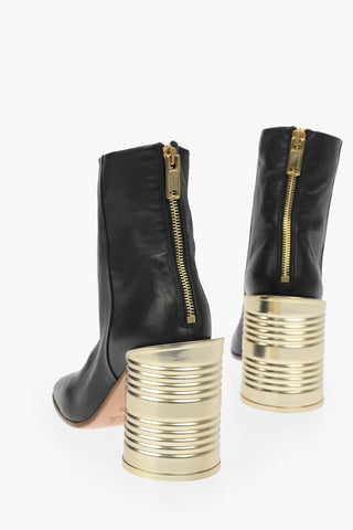 MM6 11cm Leather Ankle Boots