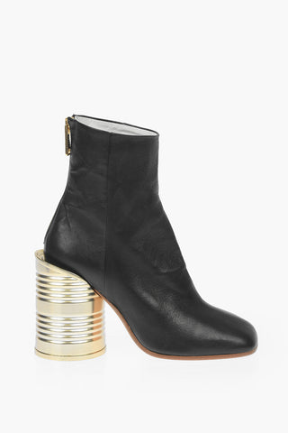 MM6 11cm Leather Ankle Boots