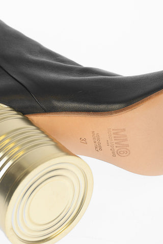 MM6 11cm Leather Ankle Boots