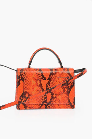 Python Print Leather Bag