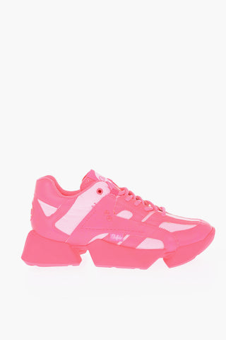 JUNYA WATANABE sneakers in ecopelle e tessuto
