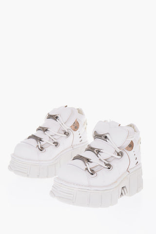 6cm leather Platform sneakers