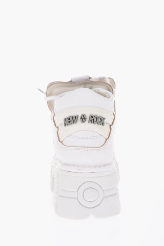 6cm leather Platform sneakers