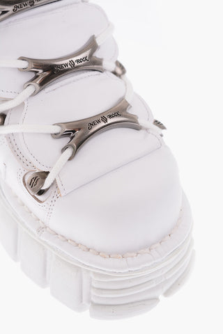 6cm leather Platform sneakers